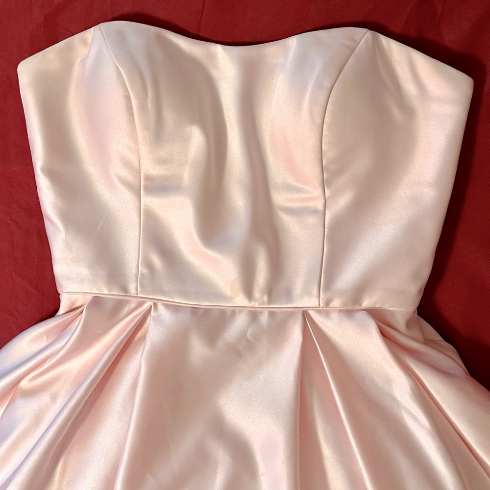 Light Pink Ball Gown Prom Dress